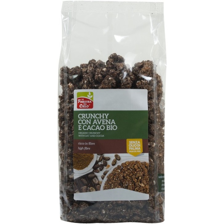 CRUNCHY AVENA CACAO 375G BIO