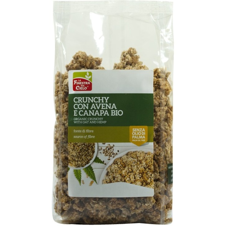 CRUNCHY AVENA CANAPA 375G BIO