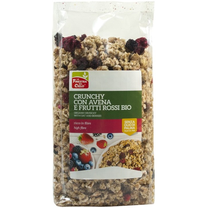 CRUNCHY AVENA FRUTTI ROSSI BIO