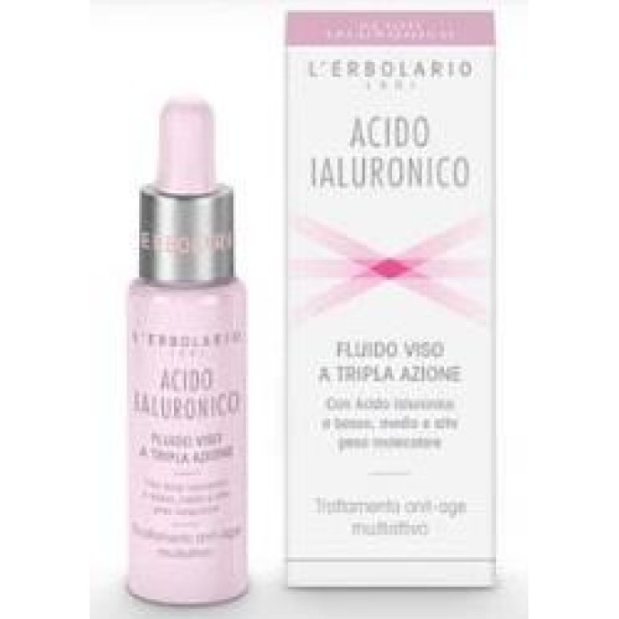 FLUIDO ACIDO IALURONICO VISO TRIPLA AZIONE Erbolario 28 ml