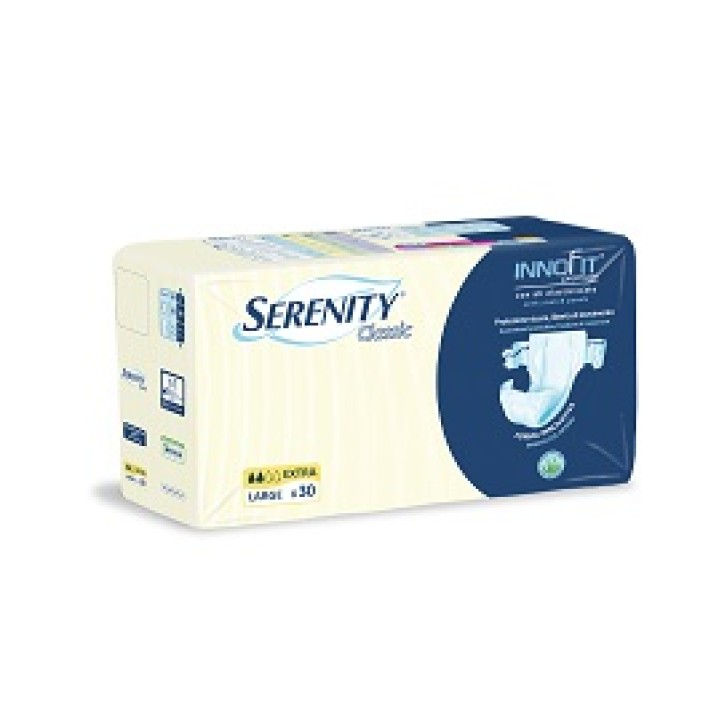 PANNOLONE INCONTINENZA SERENITY INNOFIT PREMIUM CLASSIC EXTRA TAGLIA MEDIA 30 PEZZI SERENITY