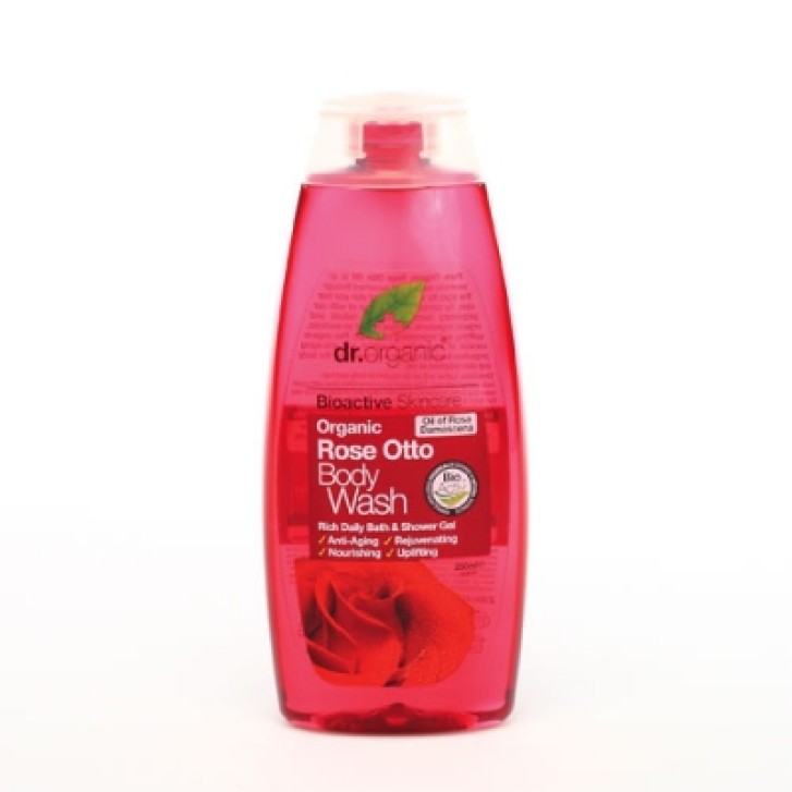 DR ORGANIC ROSE BODY WASH250ML