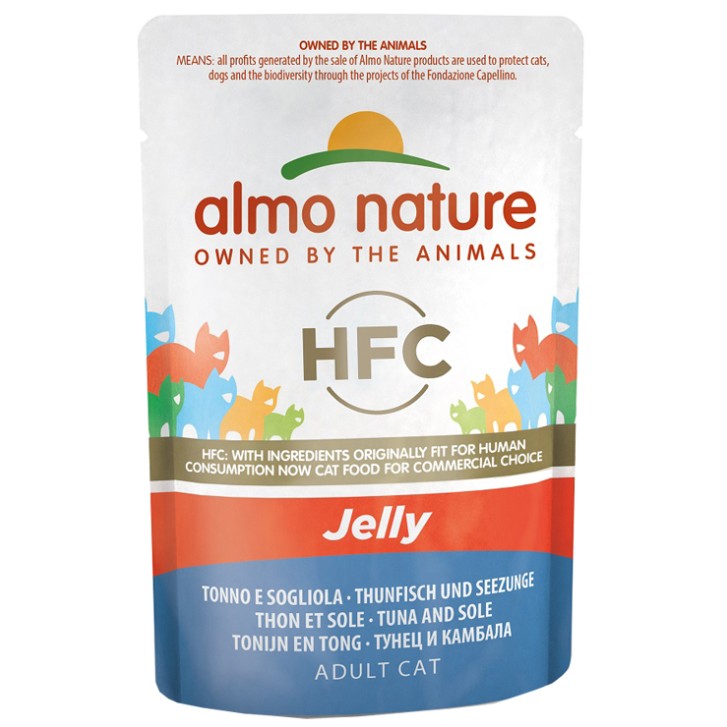 ALMO CAT JELLY 55 GR TONNO E S