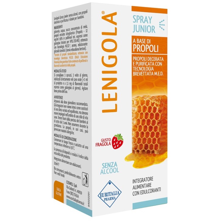 LENIGOLA SPRAY JUNIOR PROPOLI GUSTO FRAGOLA 20 ML