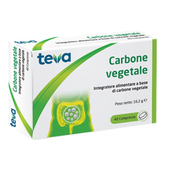 CARBONE VEGETALE 40CPR TEVA