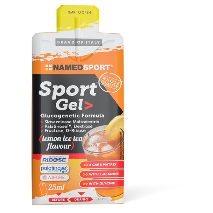 SPORT GEL LEMON ICE TEA 25ML