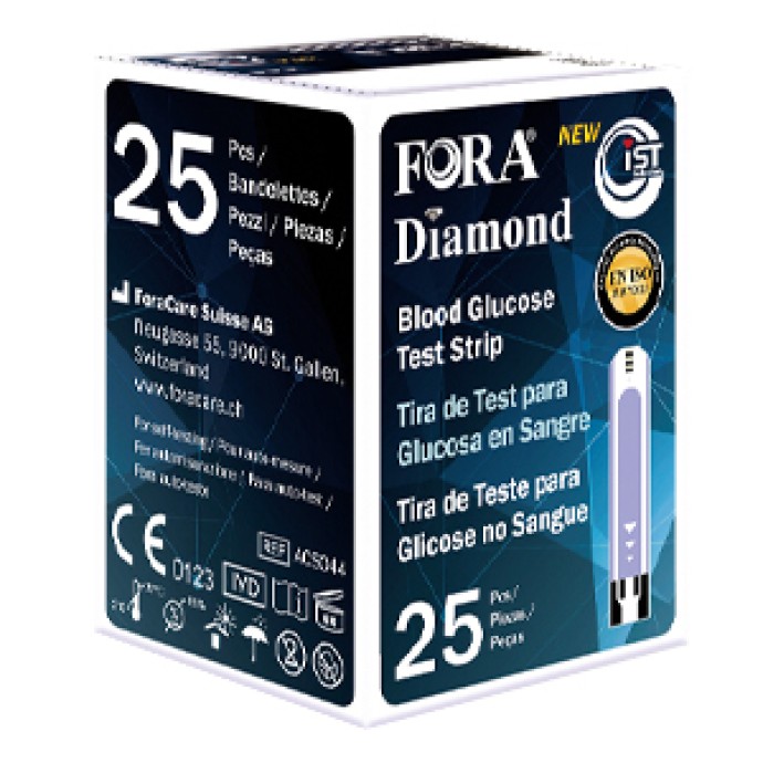 FORA DIAMOND GD50 strisce reattive glicemia 25 pezzi