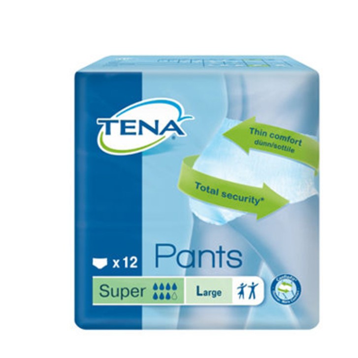 TENA PANTS SUPER L NEW 12PZ3632