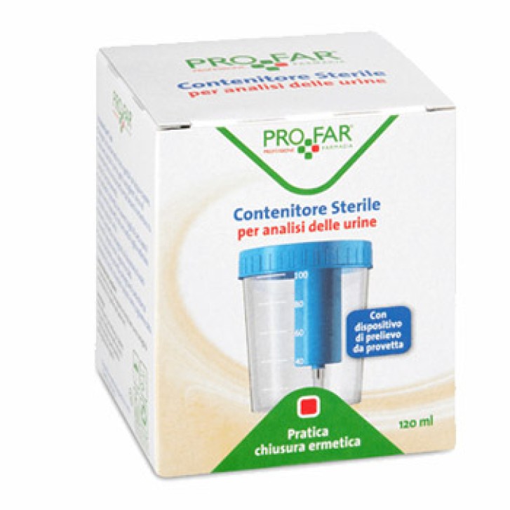 CONTENITORE URINE PROFAR CON TAPPO DI SICUREZZA 120ML