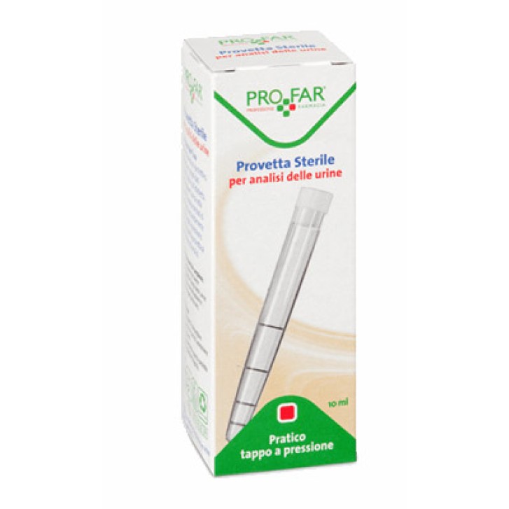 PROVETTA STERILE PER ANALISI DELLE URINE 10 ML PROFAR