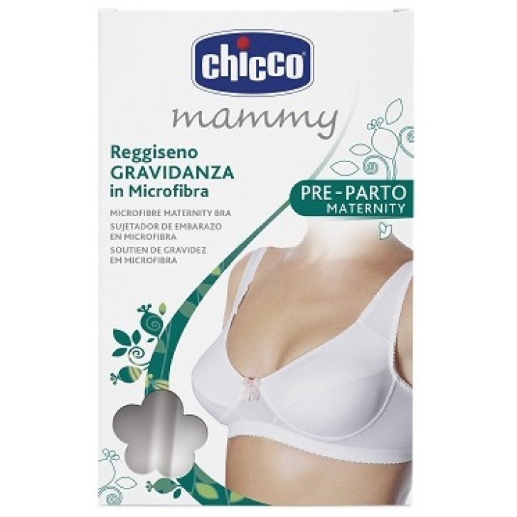 CHICCO MAMMY REGGISENO MICROFIBRA GRAVIDANZA BIANCO 4C