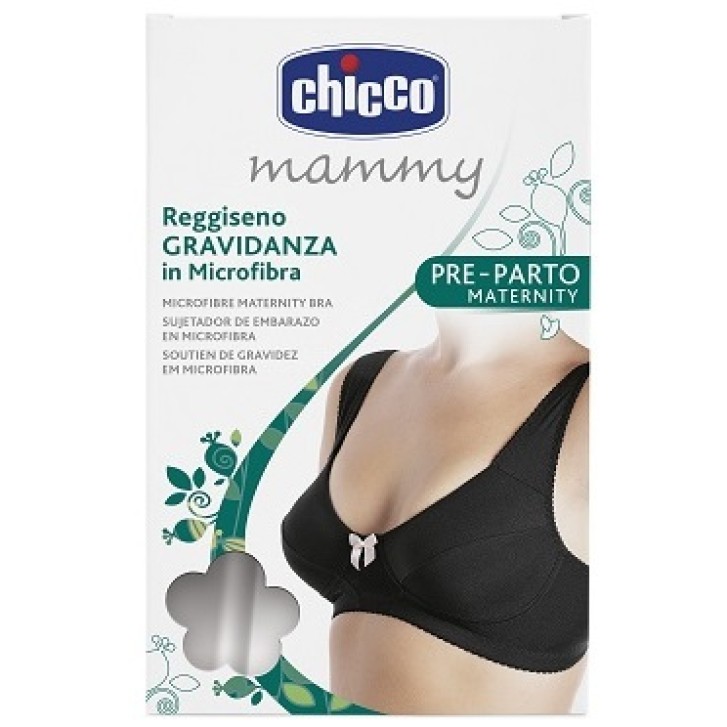 CHICCO MAMMY REGGISENO MICROFIBRA GRAVIDANZA NERO 5C