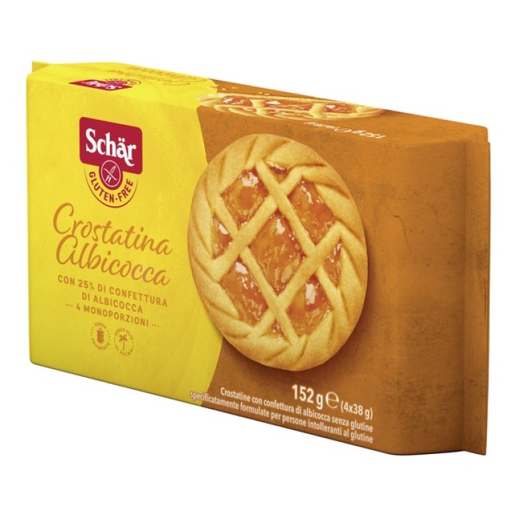 SCHAR CROSTATINA CON CONFETTURA DI ALBICOCCA 4 MONOPORZIONIDA 35 G