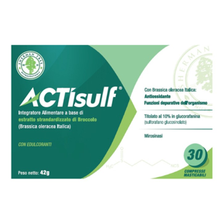 ACTISULF 600MG 30CPR MASTIC