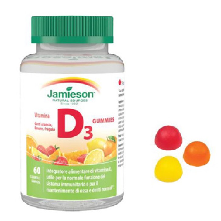 JAMIESON VITAMINA D GUM 60CARA