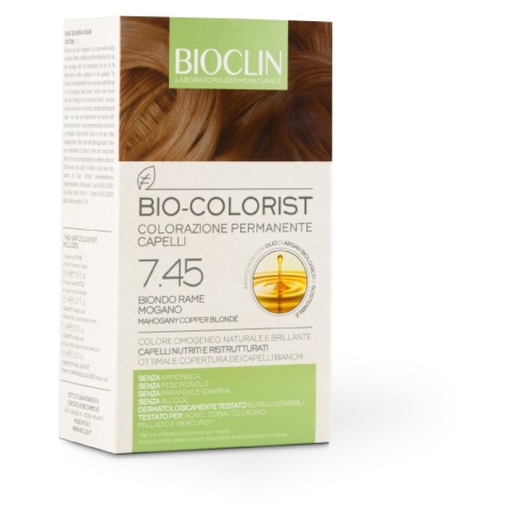 BIOCLIN BIO COLORIST 7,45 BIONDO RAME MOGANO