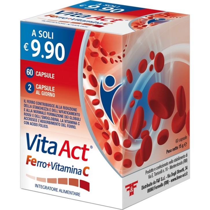 VITA ACT FERRO+VIT C 60CPS