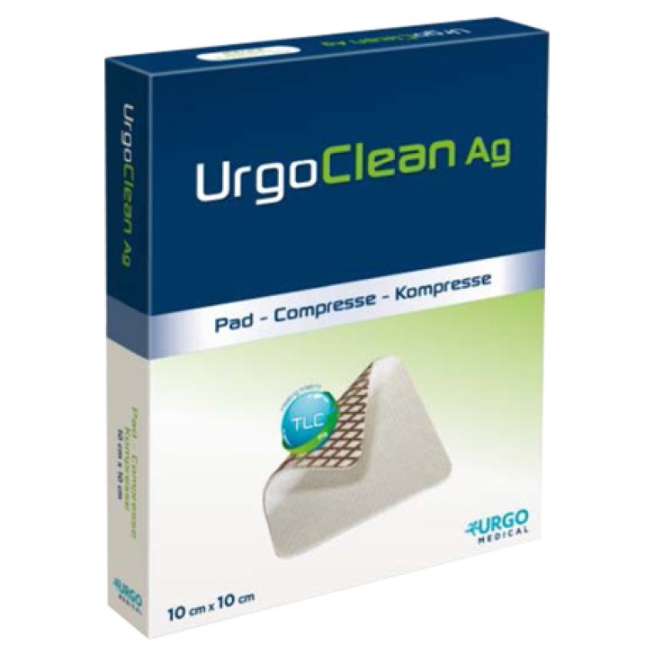 URGOCLEAN AG/SILV 10X10CM 5PZ