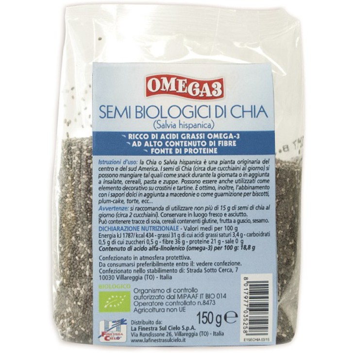 SEMI CHIA BIO 150G OMEGA 3