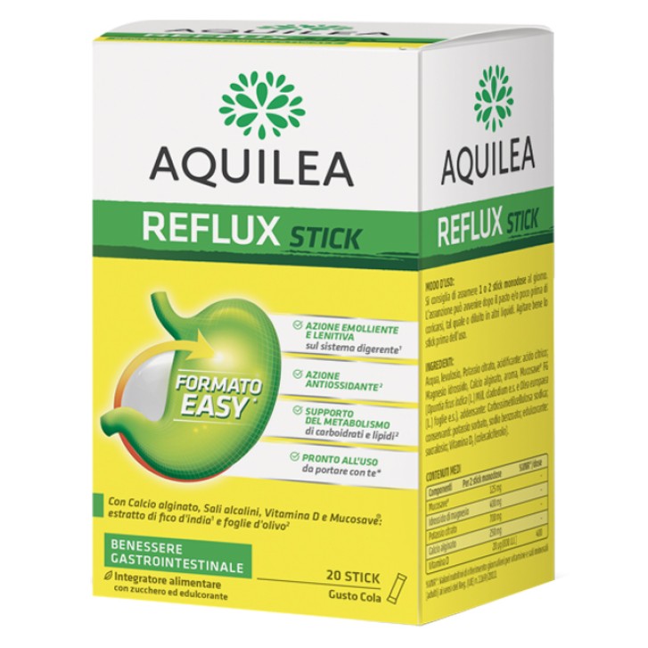 AQUILEA REFLUX 20 STICK MONODOSE