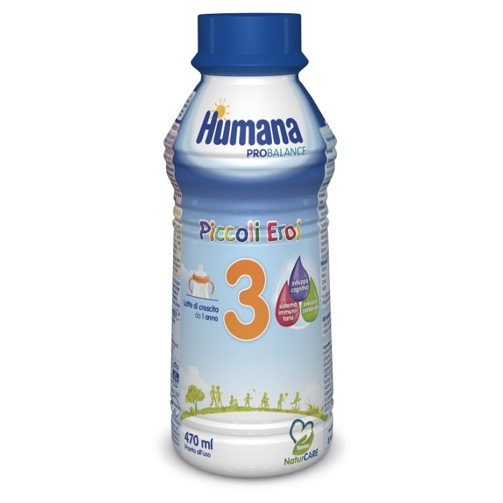 HUMANA 3 NATCARE LIQ 470ML 1 BOT