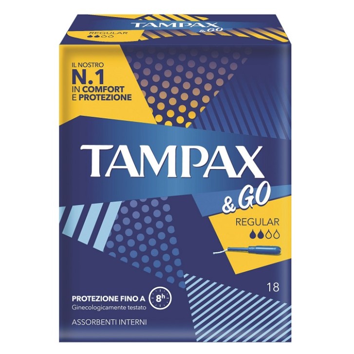 TAMPAX &ampGO REGULAR 18PZ 8422