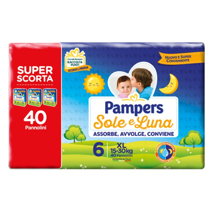 PAMPERS SOLE&ampLUNA TRIO XL 40PZ