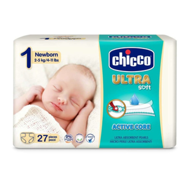 CHICCO PANNOLINO ULTRA CHICCHO NEWBORN 27 X 10