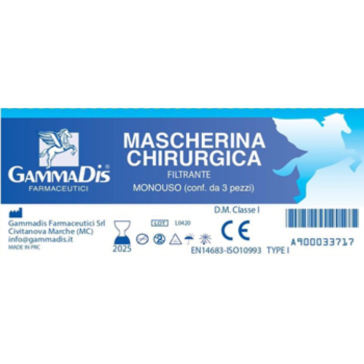 MASCHERINE CHIR AZZ GAMMADIS 3PZ