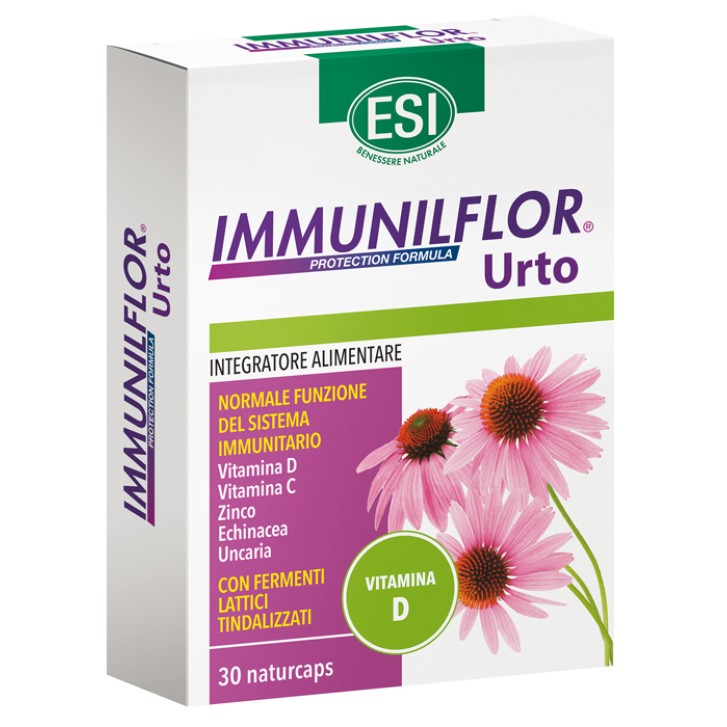 ESI IMMUNILFLOR URTO VITAMINA D 30 NATURCAPS