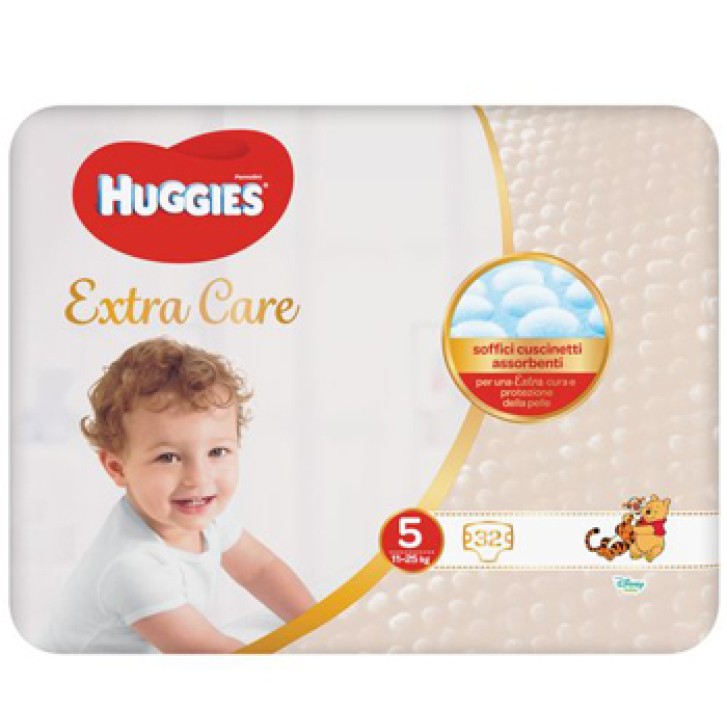 HUGGIES EXTRA CARE GR 5 32PZ