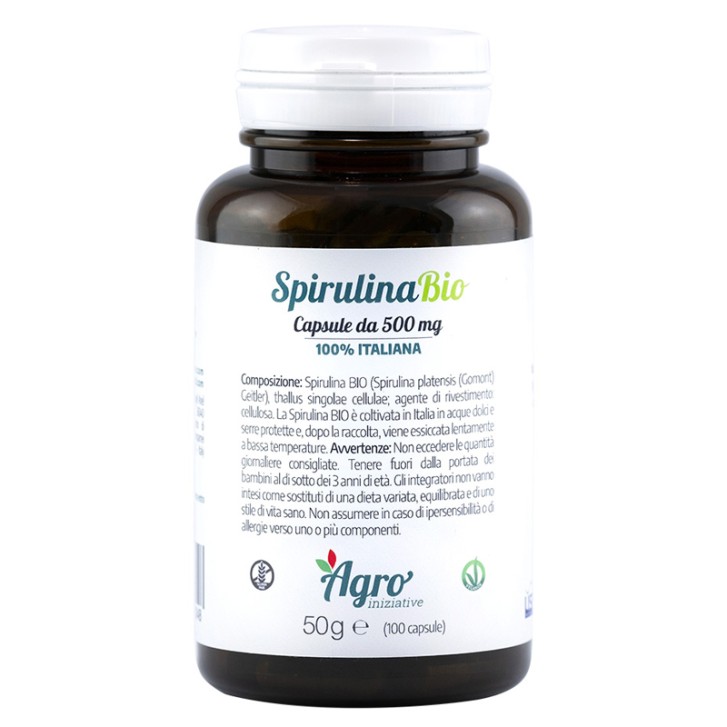 SPIRULINA BIO 100CPS AGR