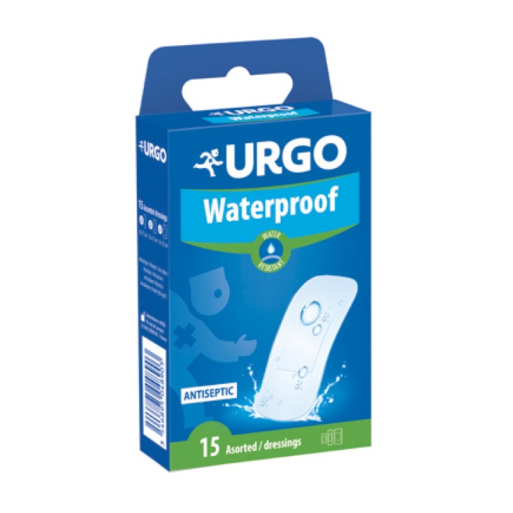 URGO WATERPROOF CER ASSORT 15P