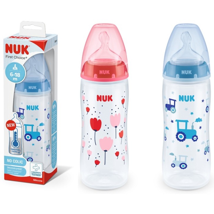 NUK BIB FC+TEMP.CONTR PP SIL 360