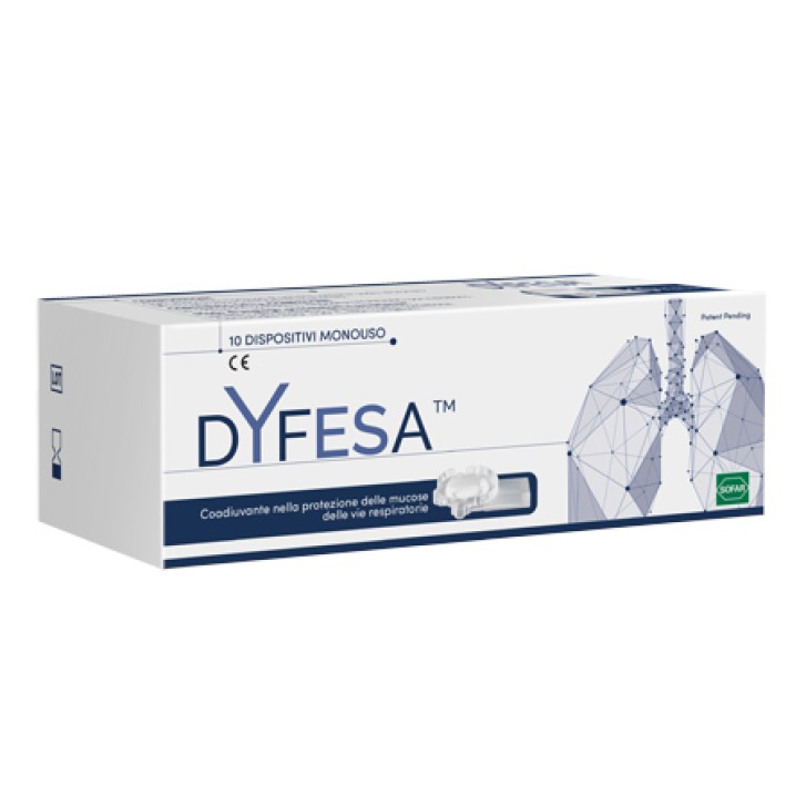 DYFESA 10 DISPOSITIVI MONOUSO PER INALAZIONE