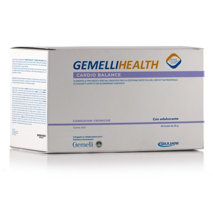 GEMELLIHEALTH CARDIO BALANCE 20 BUSTE DA 25 G