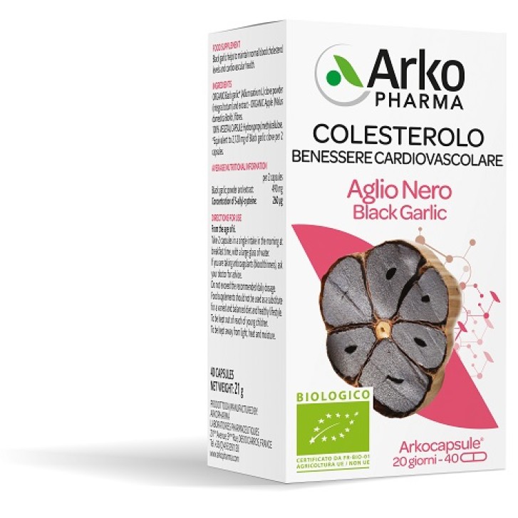 ARKOCAPSULE AGLIO NERO BIO 40CPS