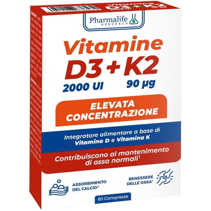 VITAMINE D3+K2 60CPR