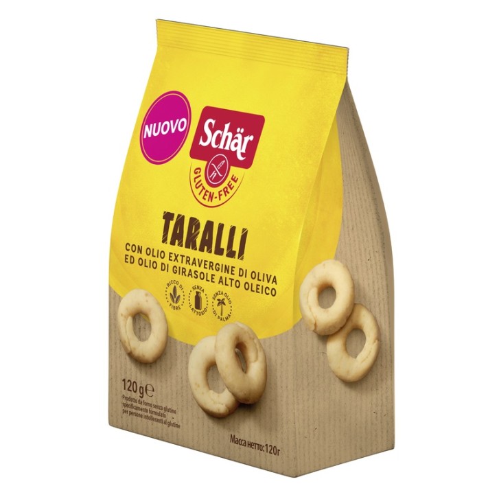 SCHAR TARALLI SENZA LATTOSIO 120 G