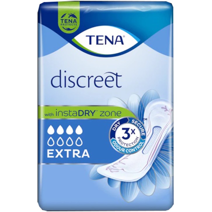 ASSORBENTE INCONTINENZA LEGGERA TENA DISCREET EXTRA 10 PEZZI