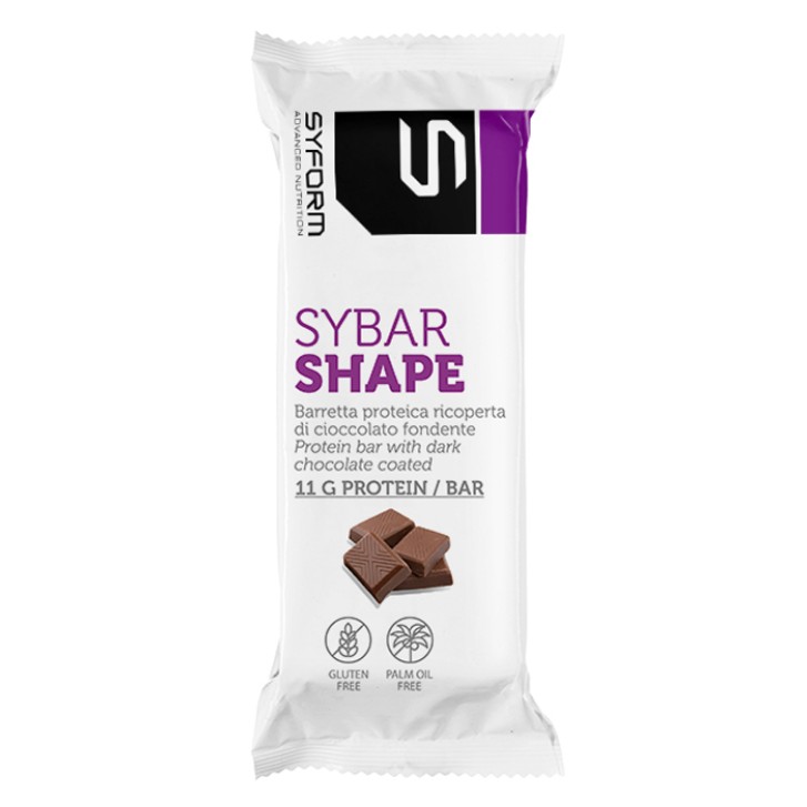 SYBAR SHAPE BARR CIOCCOLATO40G