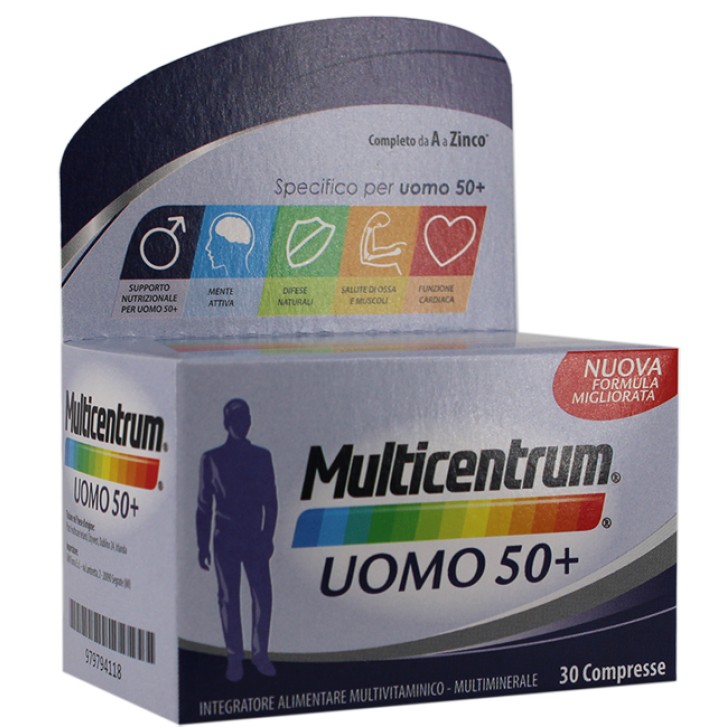 MULTICENTRUM UOMO 50+ 30 compresse