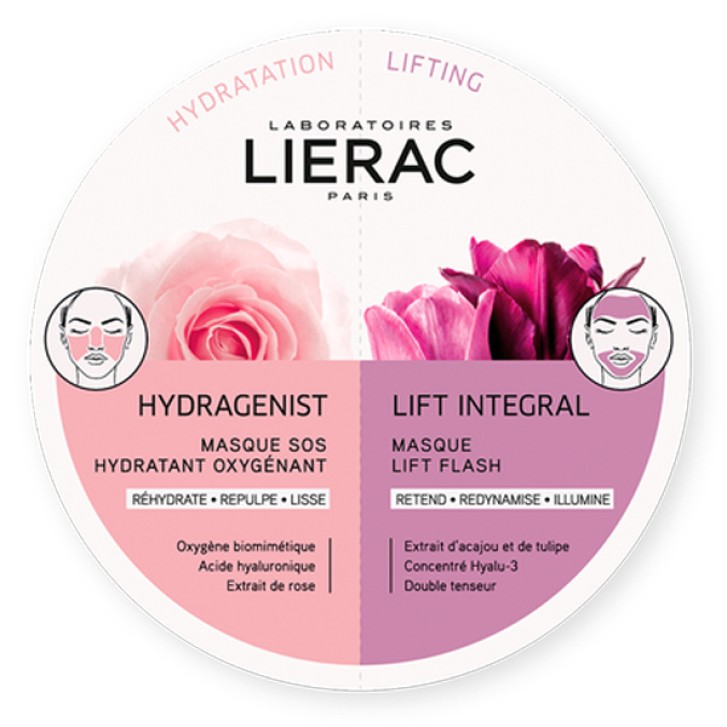 LIERAC MONO MASK HYDRA + LIFT INTEGRAL 2 X 6 ML