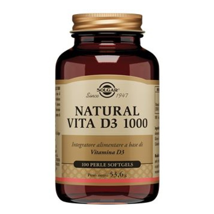 NATURAL VITA D3 1000 100PRL