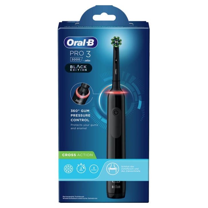 ORALB PRO3 BLACK CROSSACTION 