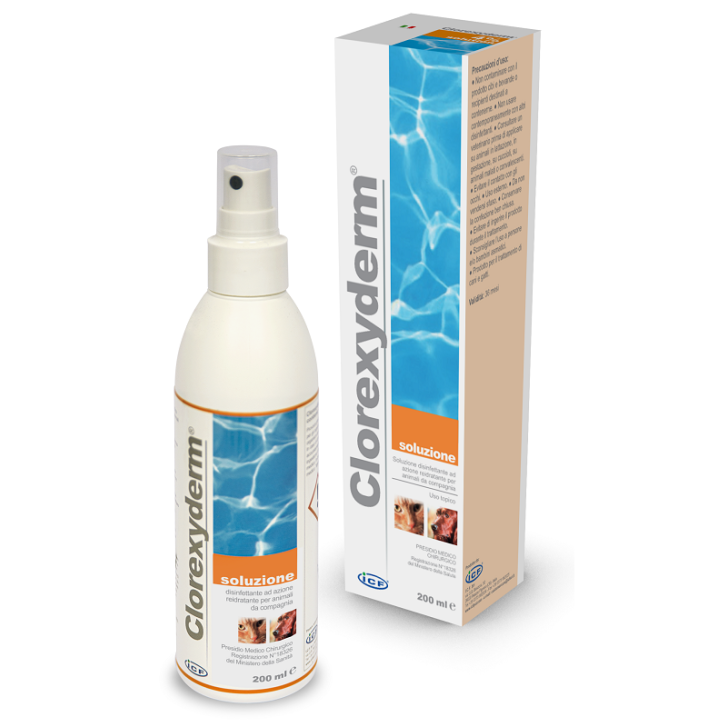 CLOREXYDERM SOL 200ML VET