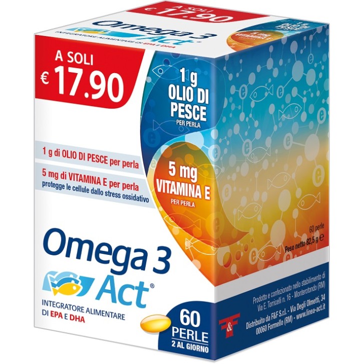 OMEGA 3 ACT 60PERLE 1G