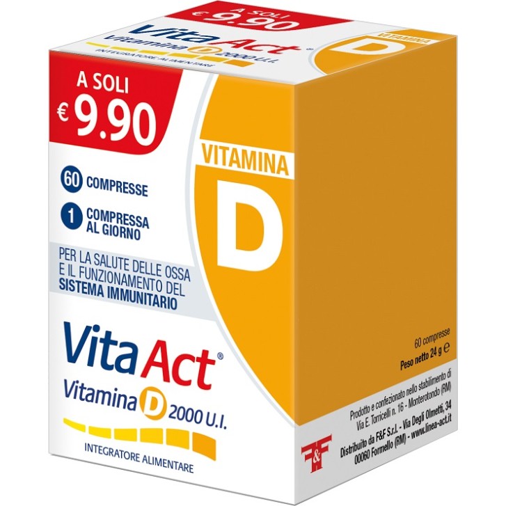 VITA ACT VIT D 2000 UI 60CPR