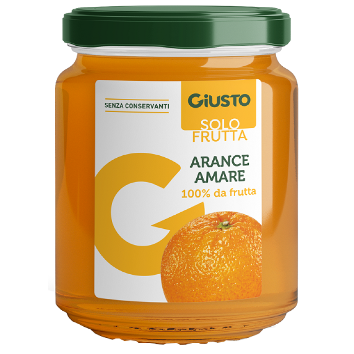 GIUSTO SOLO FRUTTA MARMELL ARANCE AMARE 284 G