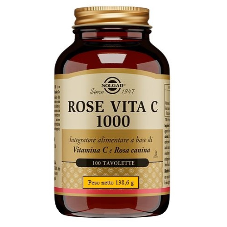 ROSE VITA C 1000 integratore vitamina C 100 tavolette